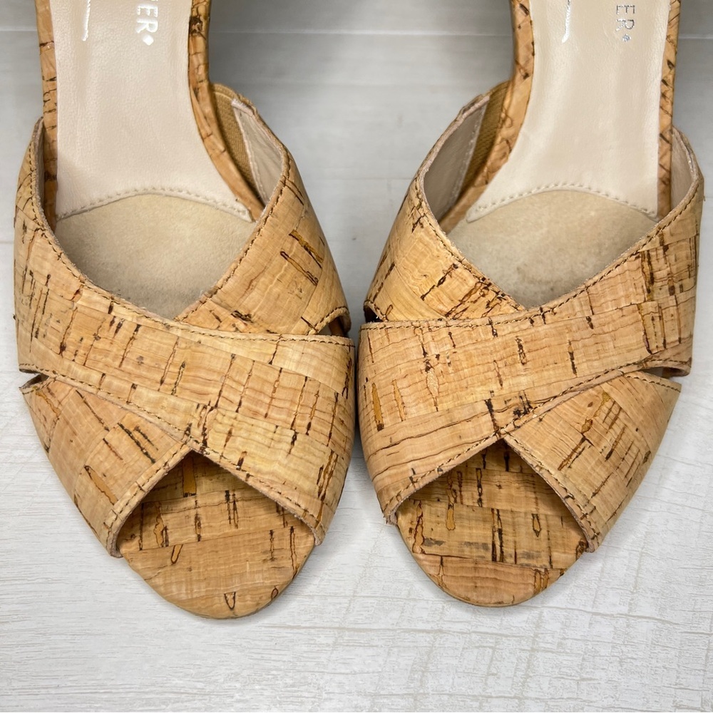 Donald Pliner Feigel Cork Mule Heels - Picture 4 of 11